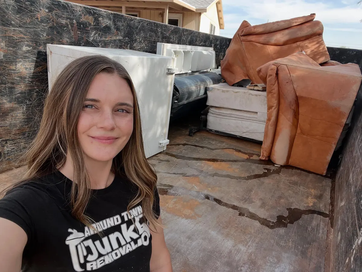 How to Dispose of Large Appliances Responsibly: A Guide to Junk Removal — Around Town Junk Removal job photo