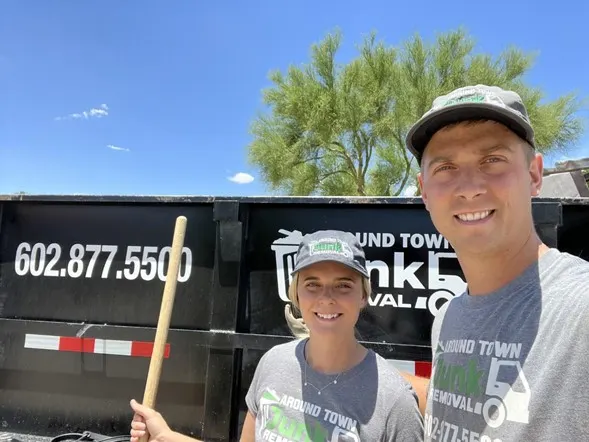 Why Around Town Junk Removal is the best choice for cleaning out your whole house in Phoenix, Arizona — job photo