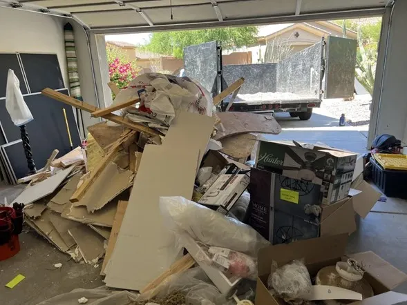 Construction Cleanup Made Easy: Around Town Junk Removal in Phoenix, AZ — job photo